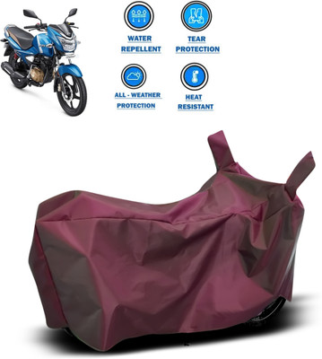 PAGORA Waterproof Two Wheeler Cover for TVS(Victor, Maroon)
