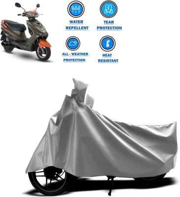 PAGORA Two Wheeler Cover for Okinawa(Ridge Plus, Silver)