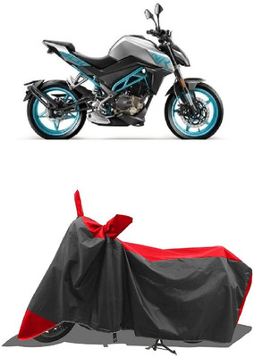SUGASHRI Waterproof Two Wheeler Cover for CFMoto(300NK, Red, Black)