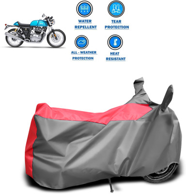 CODOKI Two Wheeler Cover for Royal Enfield(Continental GT, Grey)