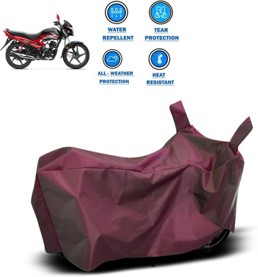 CODOKI Waterproof Two Wheeler Cover for Honda(Dream Yuga, Maroon)
