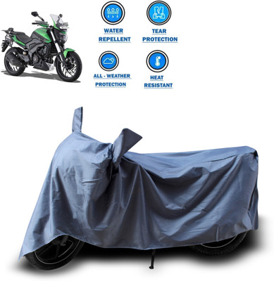 CODOKI Two Wheeler Cover for Bajaj(Dominar 400, Grey)