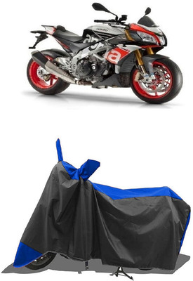 SUGASHRI Waterproof Two Wheeler Cover for Aprilia(Tuono 150, Blue, Black)