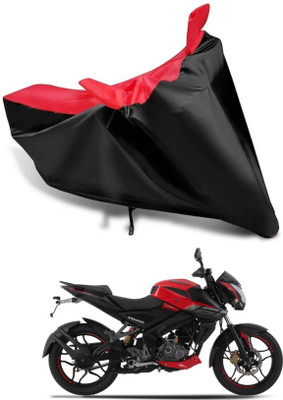 SK AUTO Two Wheeler Cover for Bajaj(Pulsar NS-160 BS6, Red, Black)