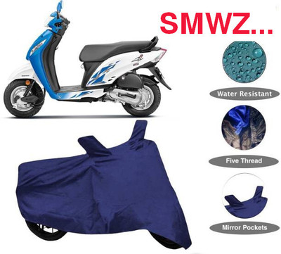 SK AUTO Waterproof Two Wheeler Cover for Honda(Activa i, Blue)