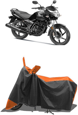 SUGASHRI Waterproof Two Wheeler Cover for Honda(CB Unicorn 150, Orange, Black)