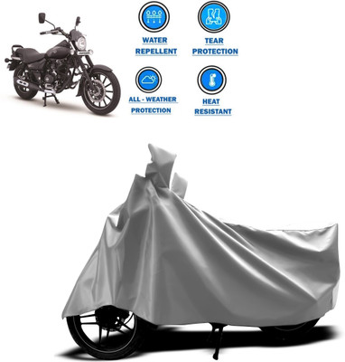 PAGORA Two Wheeler Cover for Bajaj(Avenger 180 Street, Silver)