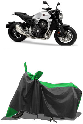 SUGASHRI Waterproof Two Wheeler Cover for Honda(CBR1000RR Fireblade, Green, Black)