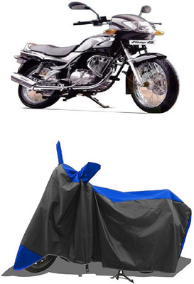 SUGASHRI Waterproof Two Wheeler Cover for TVS(Fiero F2, Blue, Black)