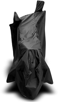 SK AUTO Waterproof Two Wheeler Cover for Hero(Electric, Black)