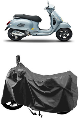 SUGASHRI Waterproof Two Wheeler Cover for Vespa(GTS Super 300, Grey)