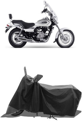 SUGASHRI Waterproof Two Wheeler Cover for Bajaj(Avenger, Grey, Black)