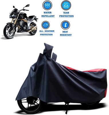 CODOKI Two Wheeler Cover for Mahindra(Mojo, Red)