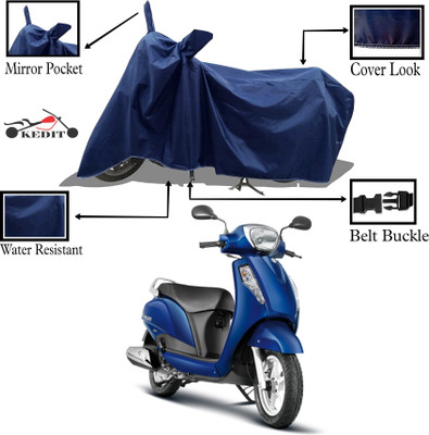 SK AUTO Two Wheeler Cover for Suzuki(Access 125, Blue)