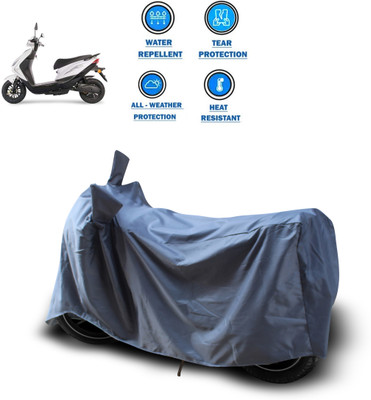 CODOKI Waterproof Two Wheeler Cover for Ampere(REO, Grey)