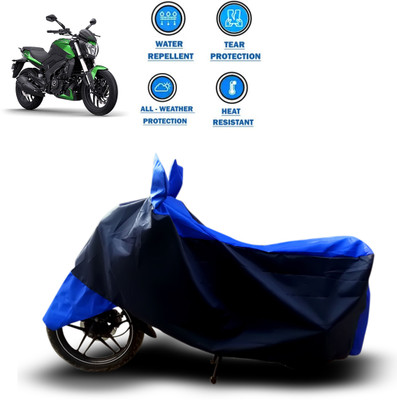 GOSHIV-car and bike accessories Two Wheeler Cover for Bajaj(Dominar, Blue)