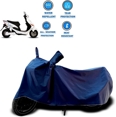 GOSHIV-car and bike accessories Two Wheeler Cover for Hero(Electric Cruz, Blue)