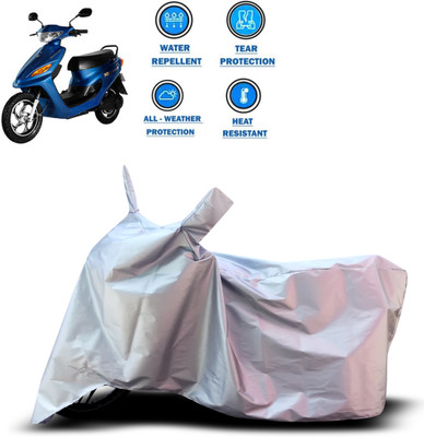 PAGORA Two Wheeler Cover for Indus(Yo Spark, Silver)