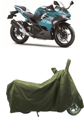 Coxtor Waterproof Two Wheeler Cover for Kawasaki(Ninja 400 BS6, Gold)