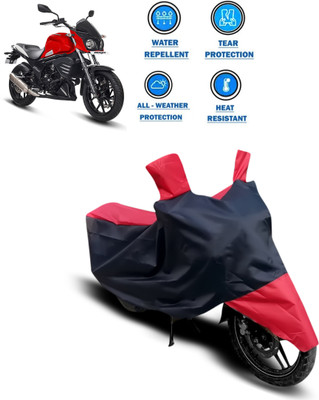 CODOKI Two Wheeler Cover for Mahindra(Mojo UT 300, Red)