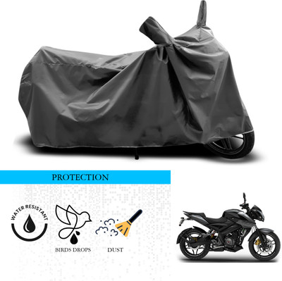 ANTHUB Waterproof Two Wheeler Cover for Bajaj(Pulsar NS200, Grey)