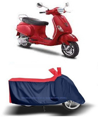 DSAMI Two Wheeler Cover for Vespa(Vespa VXL 125, Blue)