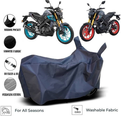 SK AUTO Waterproof Two Wheeler Cover for Yamaha(MT-15, Black)
