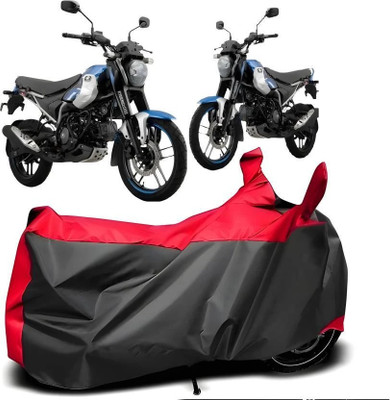SK AUTO Waterproof Two Wheeler Cover for Bajaj(Freedom, Grey, Red)