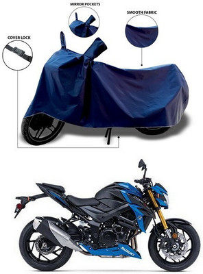 DeepShakshi AUTOMOTIVE Waterproof Two Wheeler Cover for Suzuki(GSX, Blue)