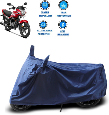 CODOKI Two Wheeler Cover for Hero(Super Splendor, Blue)
