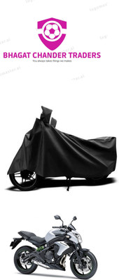 bhagat chander traders Waterproof Two Wheeler Cover for Kawasaki(ER 6N, Black)