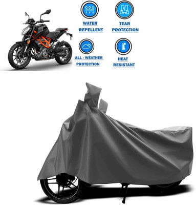 CODOKI Two Wheeler Cover for KTM(390 Duke, Grey)