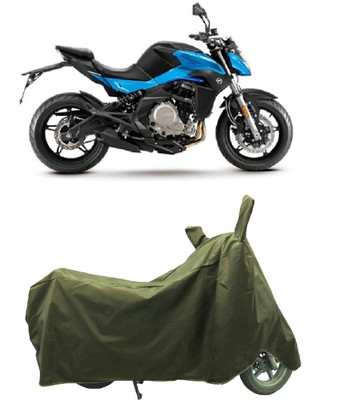 Coxtor Waterproof Two Wheeler Cover for CFMoto(650 NK, Gold)