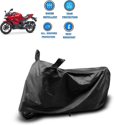PAGORA Two Wheeler Cover for Suzuki(Gixxer SF, Black)