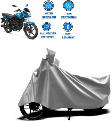 CODOKI Two Wheeler Cover for Hero(MotoCorp Splendor iSmart, Silver)