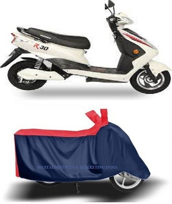 DSAMI Two Wheeler Cover for Okinawa(R30 electric scooter, Blue)
