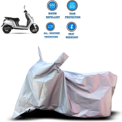 GOSHIV-car and bike accessories Two Wheeler Cover for Universal For Bike(Silver)