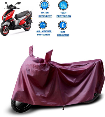 GOSHIV-car and bike accessories Waterproof Two Wheeler Cover for TVS(NTORQ, Maroon)