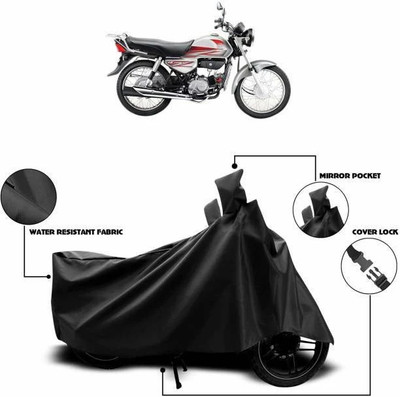 SK AUTO Waterproof Two Wheeler Cover for Hero(HF Dawn, Black)