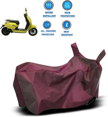 CODOKI Waterproof Two Wheeler Cover for Okinawa(Lite, Maroon)