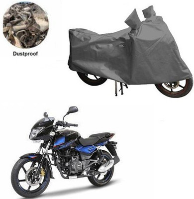 SK AUTO Waterproof Two Wheeler Cover for Bajaj(Pulsar 150 DTS-i, Grey)
