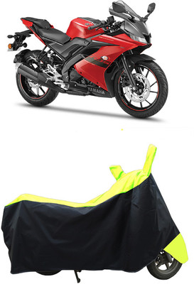 Coxtor Waterproof Two Wheeler Cover for Yamaha(YZF-R15 V3 New BS6, Yellow)