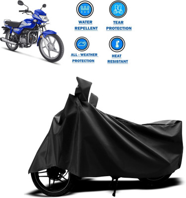 PAGORA Two Wheeler Cover for Hero(MotoCorp HF Deluxe, Black)