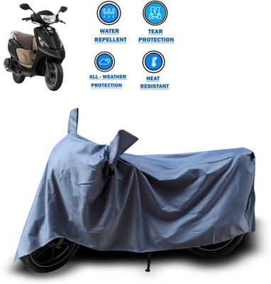 CODOKI Two Wheeler Cover for TVS(Scooty, Grey)