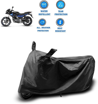 CODOKI Two Wheeler Cover for Bajaj(Pulsar 150 DTS-i, Black)