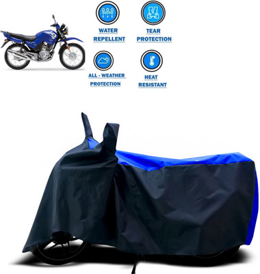 PAGORA Two Wheeler Cover for Yamaha(YBR 125, Blue)