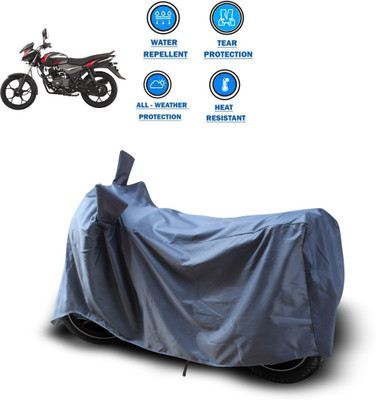 PAGORA Waterproof Two Wheeler Cover for Bajaj(Discover 110, Grey)