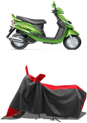 SUGASHRI Waterproof Two Wheeler Cover for Mahindra(Rodeo RZ, Red, Black)