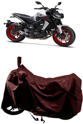SUGASHRI Waterproof Two Wheeler Cover for Yamaha(MT-09, Maroon)