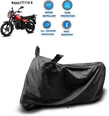 CODOKI Two Wheeler Cover for Bajaj(Black)